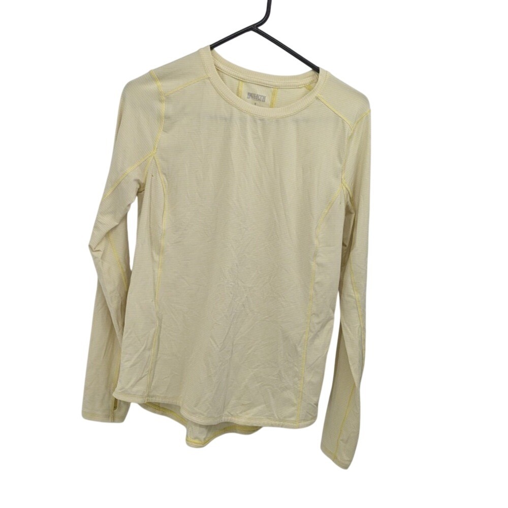 Duluth Trading Co. women's yellow, long sleeve‎ top Size small